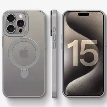 Роскошная металлическая подставка для Magsafe, магнитный чехол с беспроводной зарядкой для iPhone 15 14 Plus 13 12 Pro Max 11, противоударный чехол-бампер For iPhone 15