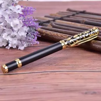 Роскошная металлическая шариковая ручка 0,5 мм, шариковая ручка, офисные школьные принадлежности, подарок