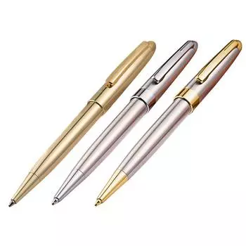 Роскошная металлическая вращающаяся шариковая ручка 1,0 мм, фирменный шарик-роллер, бизнес-школа, офис, подарок для письма