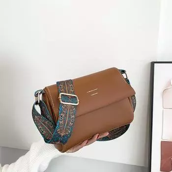 Роскошная модная сумка через плечо для женщин, новые дизайнерские сумки через плечо, высококачественные женские сумки из искусственной кожи и кошельки 24*8*16cm коричневый