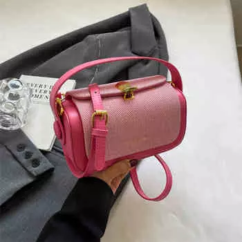 Роскошная модная вечерняя сумочка с текстурой из кожи, сращивание, сумки на одно плечо, корейский женский темперамент, элегантная сумка через плечо