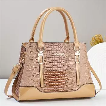 Роскошная модная женская сумка высокого качества, большая вместимость, женская повседневная сумка-тоут, сумки через плечо для покупок известных дизайнеров