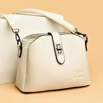 Роскошная мягкая кожаная 3-слойная маленькая женская сумка-ведро, женская роскошная сумка-мессенджер через плечо