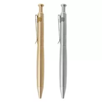Роскошная нержавеющая сталь латунь бизнес-офис шариковая ручка офис школьные принадлежности канцелярские принадлежности 1