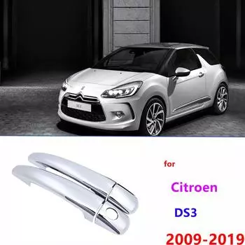 Роскошная новая хромированная отделка боковой ручки двери для Citroen DS3 DS 3 2009~ Автомобильные аксессуары Наклейка Catch Auto Styling