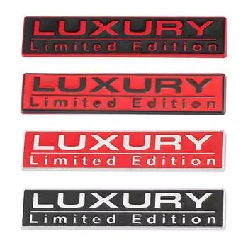Роскошная ограниченная серия, логотип, эмблема автомобиля, грузовика, значок, наклейка для Je/ep Compass Patriot Renegade Fo-rd Ch/evrolet чёрный