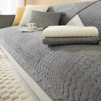 Роскошная плюшевая подушка для дивана, зимний чехол, чехол на подлокотник, чехол для полотенца, чехол на спинку, тканевое полотенце, нескользящая подушка 70*70cm