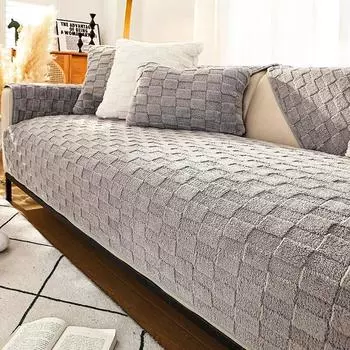Роскошная подушка для дивана для гостиной, Нескользящий диван, полотенце, чехол для дивана, угловой диван, чехол для сиденья, защита дома, 1 шт. 70x70cm