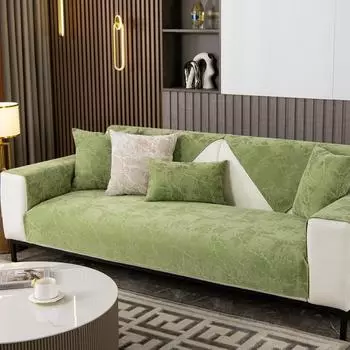 Роскошная подушка для дивана из синели, универсальный чехол для дивана на четыре сезона, Нескользящий чехол на спинку, подушка для полотенец 70*70cm