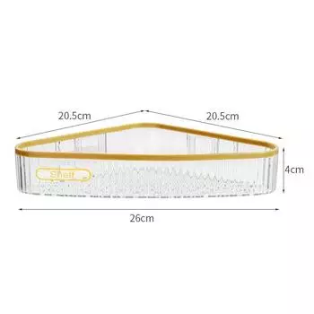 Роскошная полка для ванной комнаты DIY треугольный прямоугольный органайзер для туалета и ванной комнаты настенный держатель для душа аксессуары