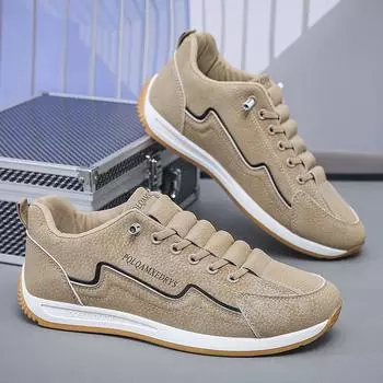 Роскошная повседневная мужская обувь, мужская обувь для скейтбординга, уличная дышащая мужская спортивная обувь для бега, модные студенческие кроссовки 39 хаки