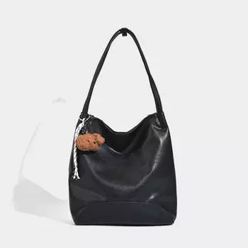 Роскошная простая сумка через плечо для ежедневных поездок на работу и обратно Deluxe Sense Light чёрный