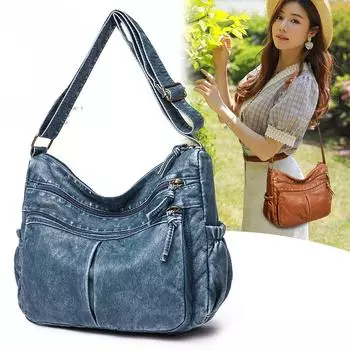 Роскошная ретро мягкая кожа осень новая женская сумка через плечо однотонная повседневная высокая женская сумка через плечо