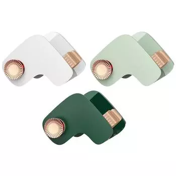 Роскошная стойка для хранения фена без перфорации, настенная универсальная полка для фена, органайзер для домашних аксессуаров для ванной комнаты светло-зеленый