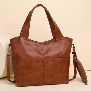 Роскошная сумка через плечо для женщин, винтажные сумки, высококачественная дизайнерская сумка через плечо с большой вместимостью чёрный