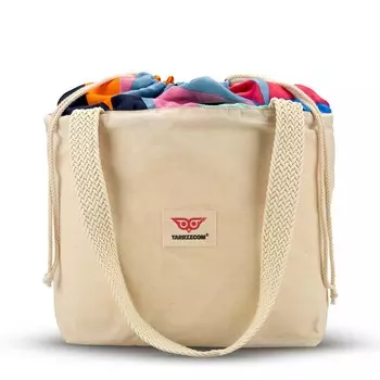 «Роскошная сумка на плечо из цветной ткани со сборками и льняным ремешком — особый тканый дизайн»