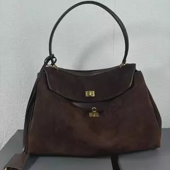 Роскошная сумка-тоут Rodeo Suede Frosted Tote от B: Большая сумка и кроссбоди в европейско-американском стиле Small 28x20x10 cm