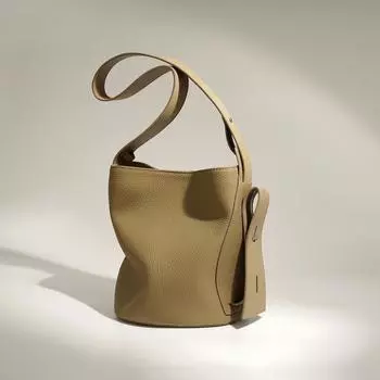 Роскошная сумка-ведро из натуральной кожи для женщин, классическая фактурная сумка-мешок с застежкой-застежкой, сумки через плечо для поездок на работу