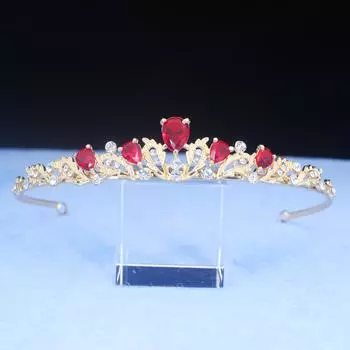 Роскошная тиара с цирконием, повязка на голову для девочек и женщин, со стразами, корона невесты, свадебные украшения для волос, аксессуары