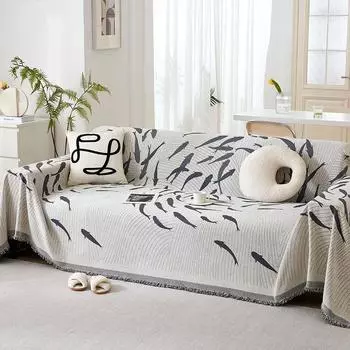 Роскошная ткань для покрытия дивана из синели, всесезонное универсальное полотенце для дивана с полным покрытием, новое одеяло для дивана 180*130CM