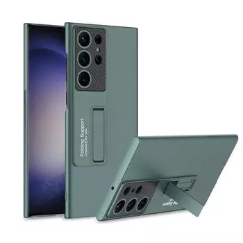 Роскошная ультратонкая задняя крышка с подставкой и кронштейном для ручки для чехлов Samsung Galaxy S24 Ultra Plus 5G, защитный чехол для телефона For S24 Ultra