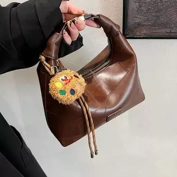 Роскошная винтажная сумка через подмышку для женщин, сумка через плечо для работы и поездок на работу, сумка для пельменей