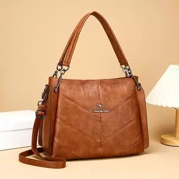 Роскошная винтажная сумка для женщин, сумка через плечо, большая вместительная сумка через плечо