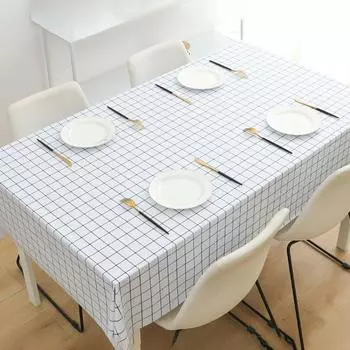 Роскошная высококачественная водонепроницаемая и маслостойкая скатерть из ПВХ, не требующая мытья, прямоугольный бытовой стол, чайный столик и настольная ткань 40*60cm