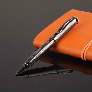 Роскошная высококачественная вращающаяся ручка для подписи из металла толщиной 1,0 мм, шариковая ручка для практики каллиграфии для взрослых