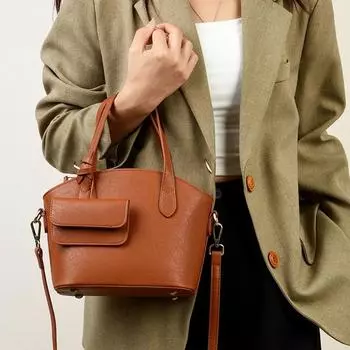 Роскошная женская кожаная сумка через плечо, высококачественные сумки через плечо