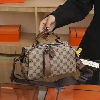 Роскошная женская сумка через плечо в стиле ретро для пресбиопии, маленькая квадратная сумка, классическая дорожная сумка-подушка, женская