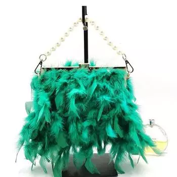 Роскошная женская сумка-клатч Moon Bag, белая жемчужная сумка через плечо