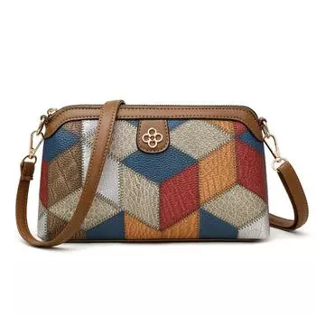 Роскошная женская сумка-мессенджер из высококачественной искусственной кожи, женские небольшие сумки через плечо, простые сумки-портфели для телефона 25x7x15cm хаки