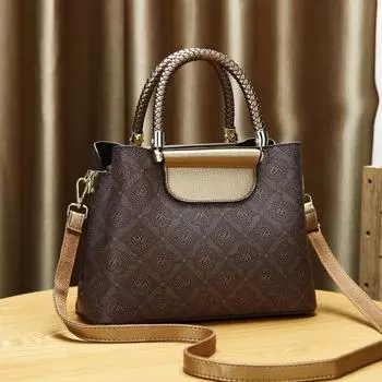 Роскошная женская сумка с принтом, модная сумка через плечо, брендовая дизайнерская сумка из искусственной кожи, женская большая ручная сумка