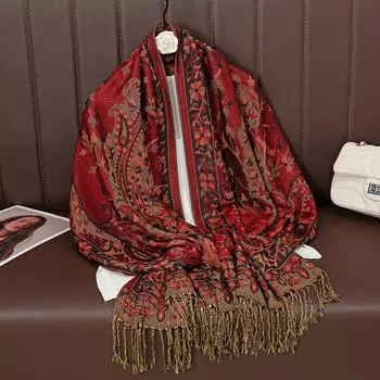 Роскошная зимняя кашемировая шаль из пашмины, женская накидка, теплые осенние шарфы с дизайнерским принтом, женские платки, хлопковые палантины, шарф 01 70x190cm