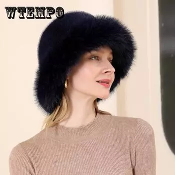 Роскошная зимняя шапка из искусственного меха для женщин — толстая, пушистая и теплая с защитой ушей | Легкий, эластичный полиэстер | Можно стирать в стиральной машине One Size