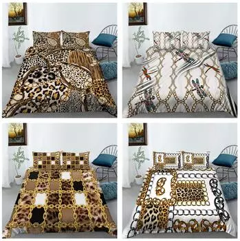 Роскошное домашнее постельное белье, пододеяльник, наволочка, односпальная/двуспальная кровать, полноразмерный комплект постельного белья класса люкс с застежкой-молнией, мягкое и удобное постельное белье DE 100x135cm