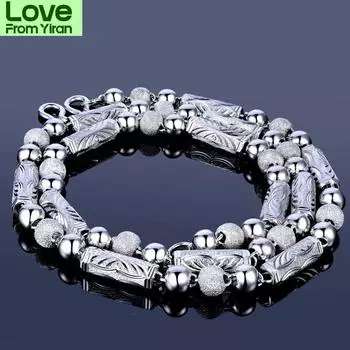 Роскошное классическое властное ожерелье из 100% стерлингового серебра 925 пробы для мужчин, изящные цепочки, ювелирные изделия для мальчиков, ожерелья 55 см, оптовая продажа