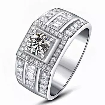 Роскошное кольцо с 2-каратным диким бриллиантом