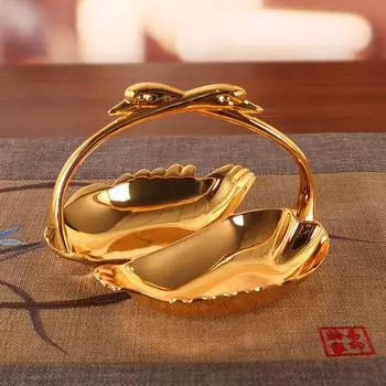 Роскошное нежное блюдо в виде птицы, тарелка для фруктов, поднос для закусок, чаша для орехов, украшение стола в домашнем отеле, элегантное, новое