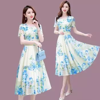 Роскошное облегающее платье с вырезом в форме сердца, высокой талией и юбкой длиной до колена с цветочным принтом M розовый