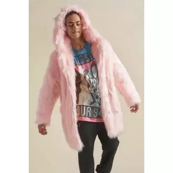 Роскошное пальто из искусственной норки, осень и зима, пальто из меха норки для девочек, женское элегантное свободное сращивание, средняя длина для поездок на работу S