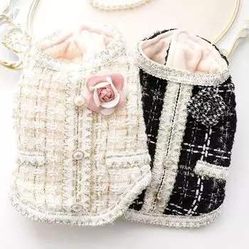 Роскошное платье для собак принцессы, одежда для домашних животных, мальтийская болонка, йоркширский болонка, кошка, осень, зима XS