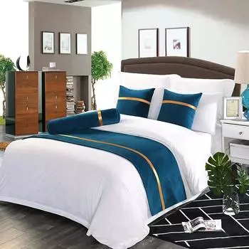 Роскошное покрывало на кровать, синель, кровать, флаг, дорожки, украшение для дома, отеля, постельное белье для свадебной вечеринки, кровати, хвостовое полотенце 50*50pillowcase