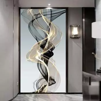 Роскошные абстрактные ленты, холст, живопись, скандинавские постеры и принты, настенные художественные картины для гостиной, спальни, современный домашний декор 20x40cm белый