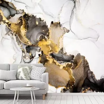 Роскошные абстрактные обои, художественная роспись, съемная настенная роспись для комнаты, дома, спальни, гостиной, украшения, настенные обои 200 cm(W) x 140 cm(H)