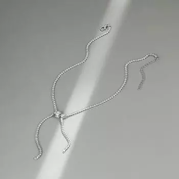 Роскошные блестящие циркониевые квадратные колье-чокер для женщин, ожерелье-цепочка на ключицу, вечеринка, свадьба, невеста, ювелирные изделия, подарок 1pc