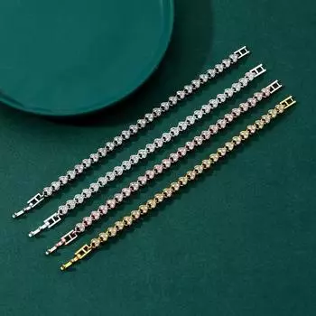 Роскошные браслеты с римскими геометрическими цепочками для женщин и девочек, модные браслеты со стразами, ювелирные аксессуары, подарки A1