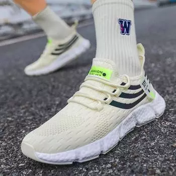 Роскошные брендовые мужские кроссовки, легкие дышащие кроссовки для бега на открытом воздухе для мужчин, удобная платформа, для ходьбы, бега, тенниса 36