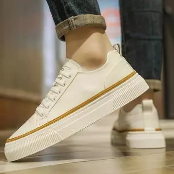 Роскошные брендовые мужские повседневные туфли 2024 года, спортивная обувь для ходьбы, натуральная кожа, высококачественная дизайнерская обувь, нескользящие кроссовки ручной работы 39 чёрный